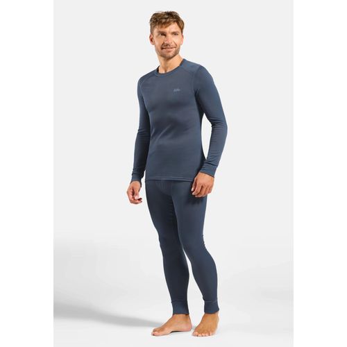 Odlo Ensemble De Haut Et Collant Techniques Héritage Active Warm Pour Homme, Xxl, Blue