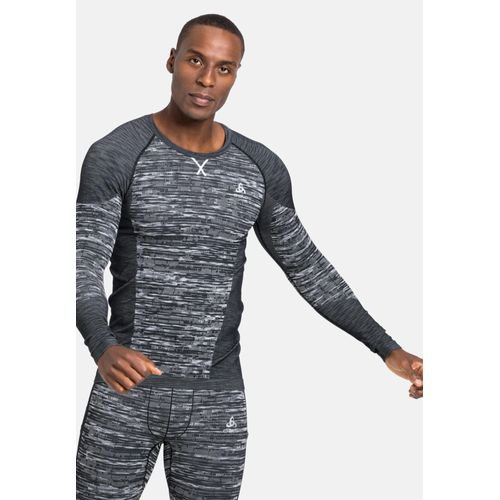 Odlo Haut À Manches Longues Blackcomb Pour Homme, Xl, Gris