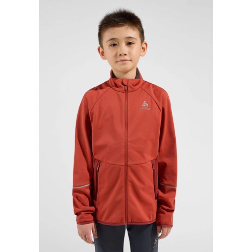Odlo Veste De Ski De Fond Brensholmen Pour Enfant Pour Enfant, 164, Rouge