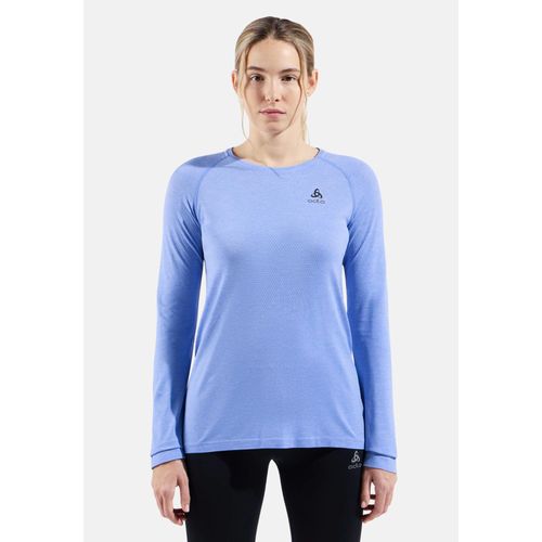 Odlo T-Shirt De Running Sans Coutures À Manches Longues Essentials Pour Femme, M, Purple