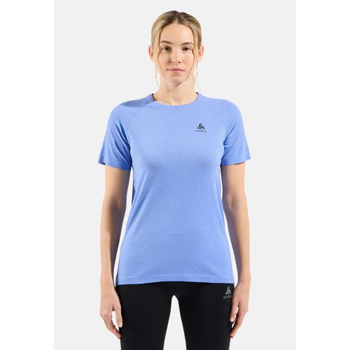 Odlo T-Shirt De Running Sans Coutures Essentials Pour Femme, L, Purple
