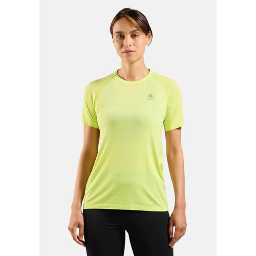 Odlo T-Shirt De Running Sans Coutures Essentials Pour Femme, M, Green