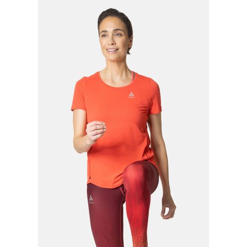 Odlo T-Shirt Zeroweight Chill-Tec Pour Femme, S, Rouge