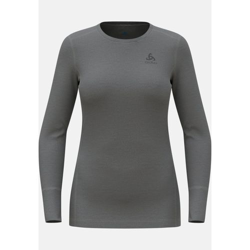 Odlo Haut Technique À Col Rond En Laine Mérinos 260 Natural Pour Femme, L, Gris
