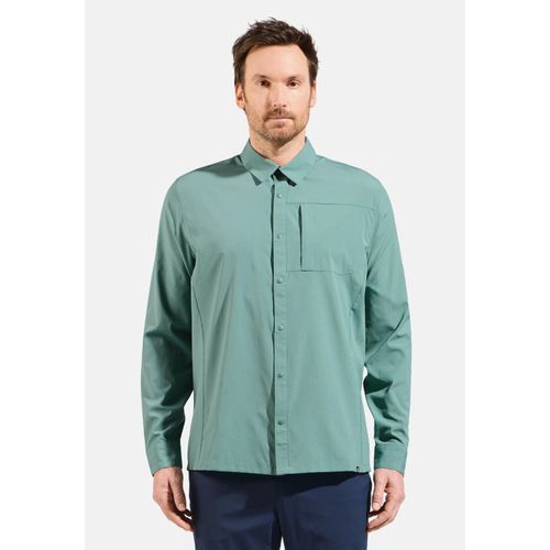 Odlo Chemise De Randonnée À Manches Longues Essentials Pour Homme, L, Green