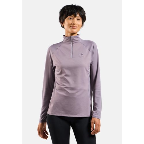 Odlo Pull ¿ Zip Essentials Ceramiwarm Pour Femme, M, Purple