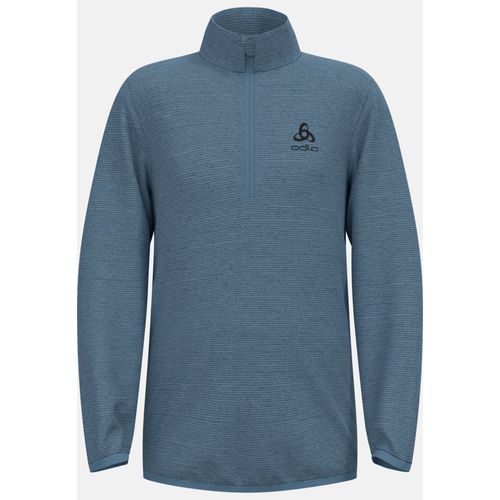 Odlo Pull Technique À Col ¿ Zippé Roy Stripe Pour Enfant Pour Enfant, 164, Blue