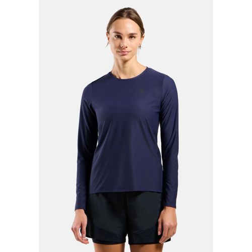 Odlo T-Shirt De Running À Manches Longues Zeroweight Chill-Tec 2.0 Pour Femme, Xs, Blue