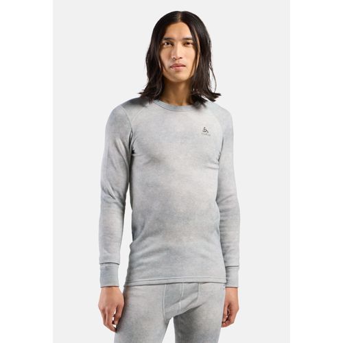 Odlo Haut Technique Imprimé Active Warm Collective Voices Odlo × Pow Pour Homme, L, Gris