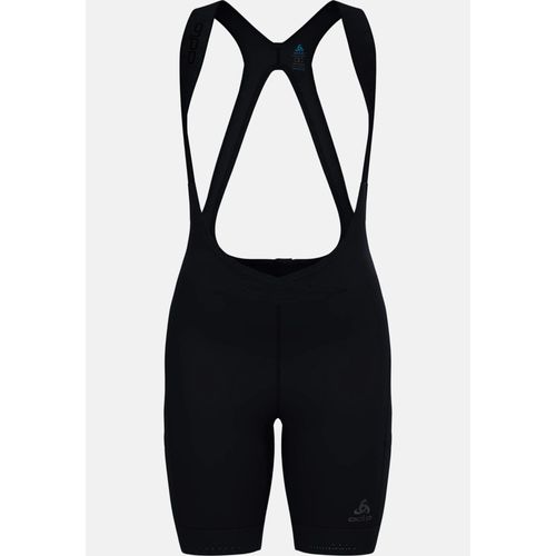 Odlo Cuissard Court À Bretelles Et Poches Cargo Zeroweight Pour Femme, M, Black