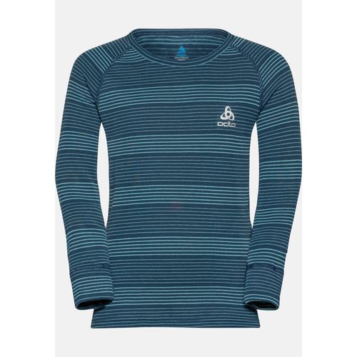 Odlo Ensemble De Sous-Vêtements Techniques Active Warm Pour Enfant Pour Enfant, 80, Blue