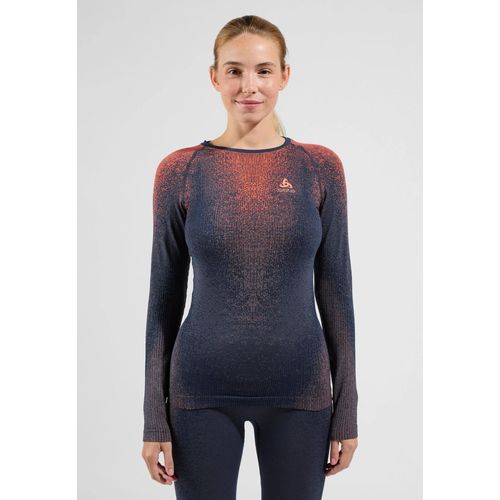 Odlo Sous-Vêtement Technique À Col Rond Pow Blackcomb Pour Femme, Xl, Gris