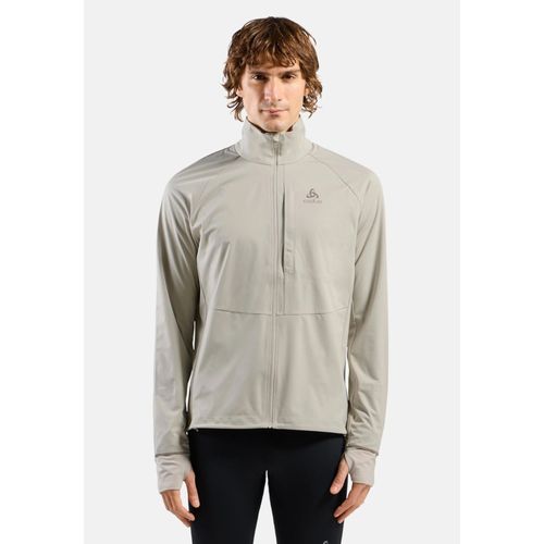 Odlo Veste De Running Zeroweight Pro Warm 2.0 Pour Homme, S, Beige
