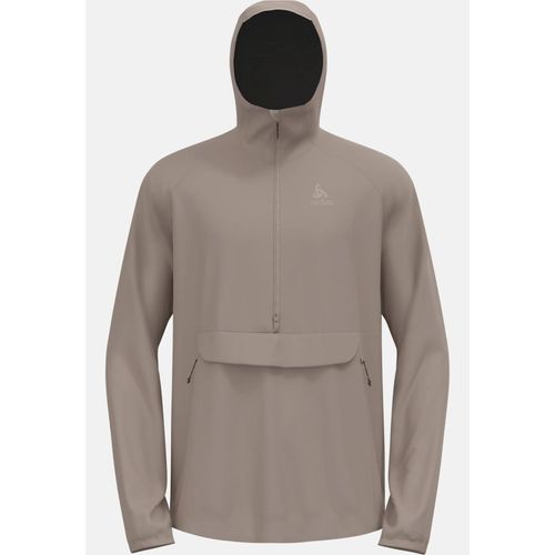 Odlo Anorak De Ski De Fond Coupe-Vent Zeroweight Pro Warm Pour Homme, Xxl, Beige