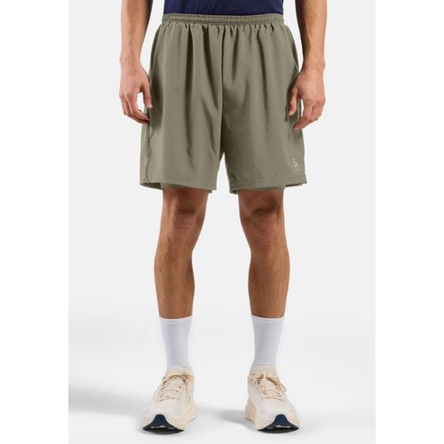 Odlo The Essentials 6-Inch 2-In-1 Running Shorts 2.0 Pour Homme, Xl, Green
