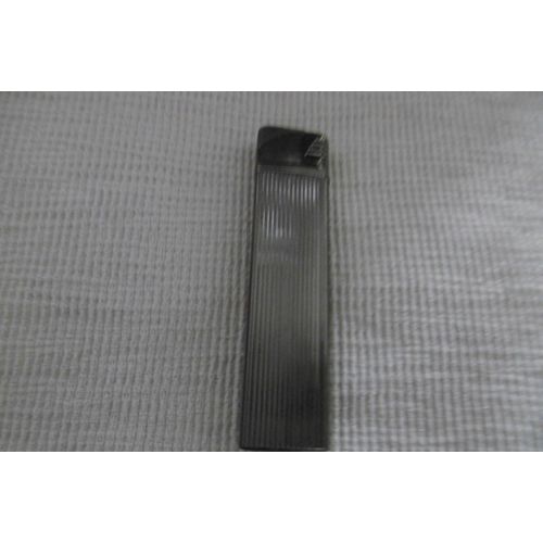Briquet Gaz Métallique Rechargeable Strié Gris Xtra+ Farbel