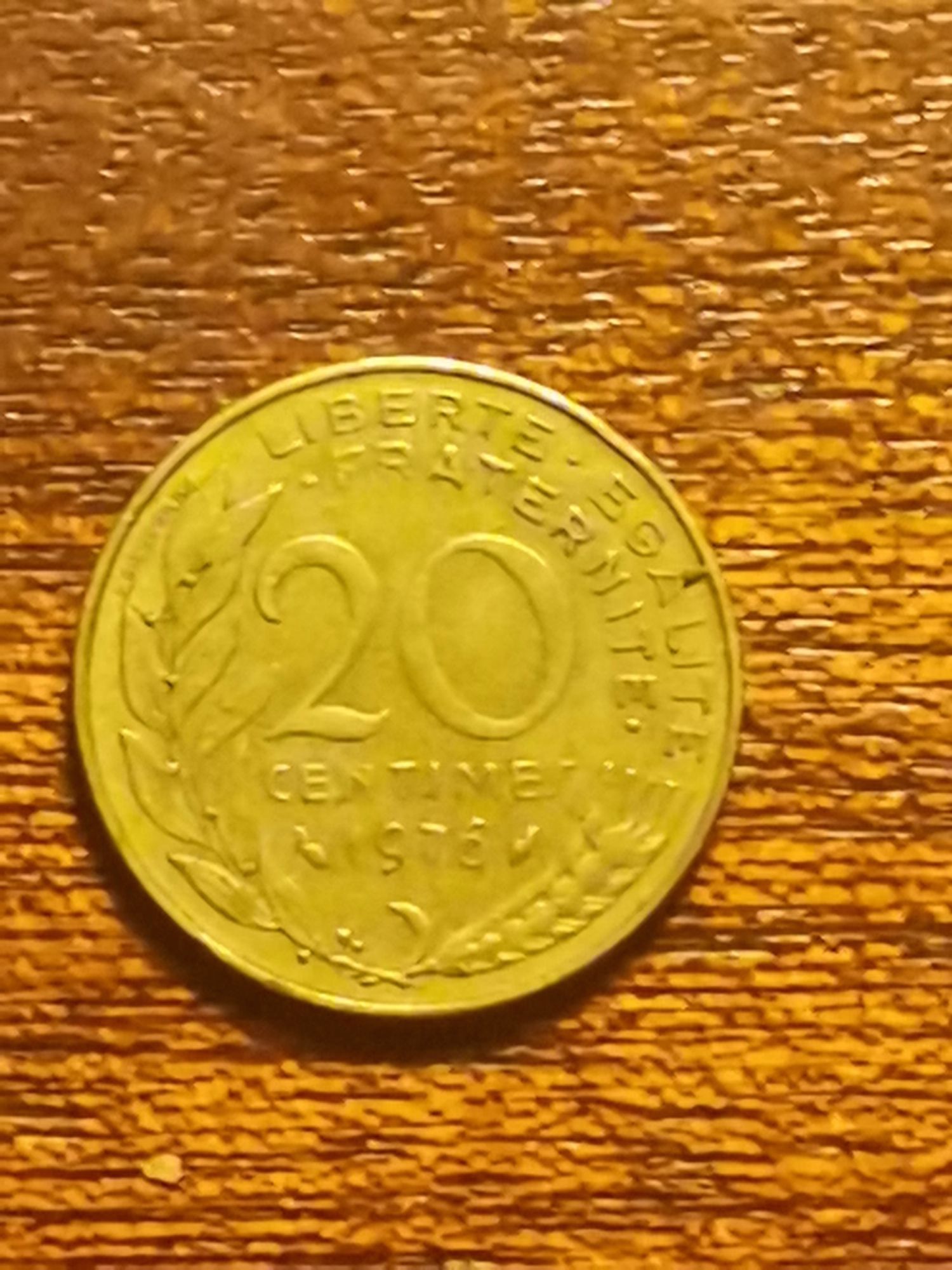 20 Centimes 1976