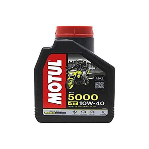 Motul 104054 5000 4t 10w-40 ,Huile Moto Moteur 4 Temps 1 Litre