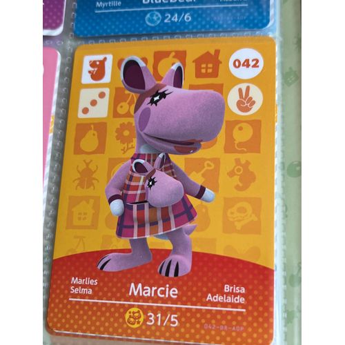 Carte Animal Crossing Marcie - Selma 042