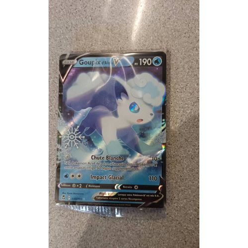 Goupix D'alola V Carte Pokemon