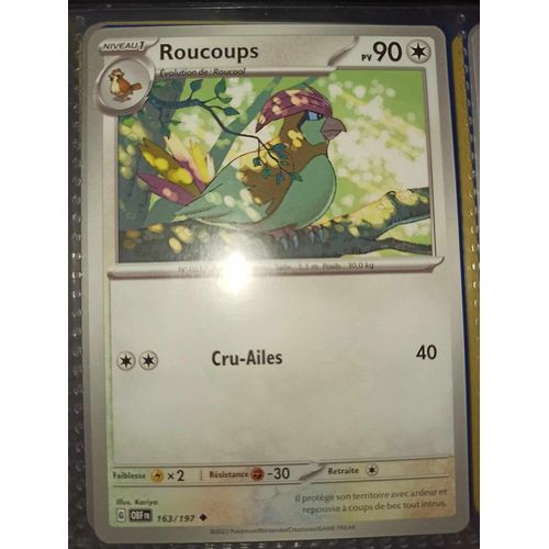 Peu Commune - Pokemon - Flammes Obsidiennes - Roucoups 163/197