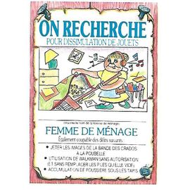 Les Crados - On Recherche - Femme De Ménage -