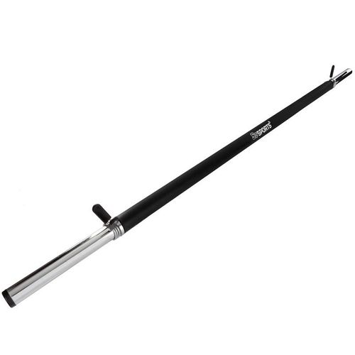 Scsports® Barre D'haltère Standard -140 Cm, En Acier Chromé, Ø30 Mm, Revêtement En Mousse - Barres D'exercices Pour Hommes Et Femmes