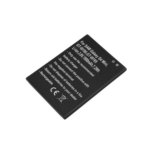 Batterie 1900mAh 3,8V compatible Galaxy S4 Mini / GT-I9190, I9192, I9195 Noir