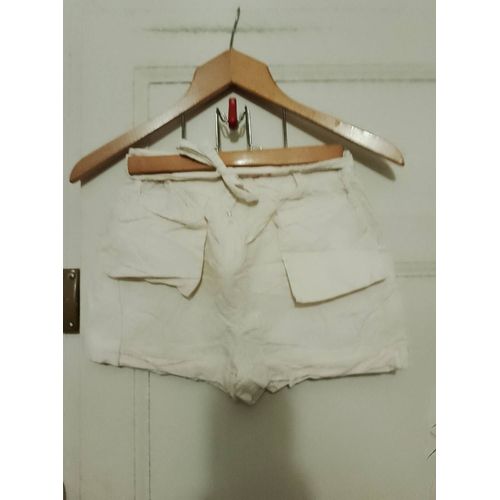 Short Blanc Poches Apparentes 3 Ans Vintage Années 80 Petit Boy.