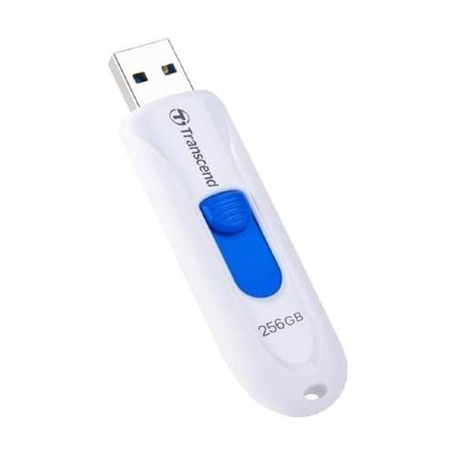 Transcend JetFlash 790 - Clé USB - 256 Go - USB 3.1 Gen 1 - blanc
