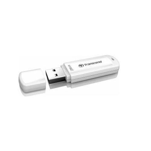 Transcend JetFlash 730 - Clé USB - 256 Go - USB 3.1 Gen 1 - blanc