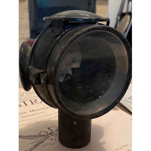 Phare Ancien De Voiture Les Vestales Besnard N°1863 Hauteur 19cm