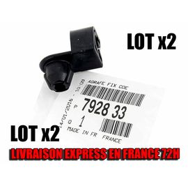 2x Clips De Fixation De Capot Citroen C3 C4 Peugeot 3008 5008 Partner Iii 792833
