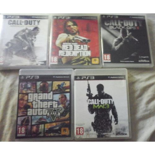 État Neuf, En Lot Éco (Vente Possible À L'Unité), À Saisir 5 Des Meilleurs (Notes Jeuxvideo_Com) Jeux Ps3 De Tir Du Far West À Nos Jours. 100% Testés Et Vérifiés
