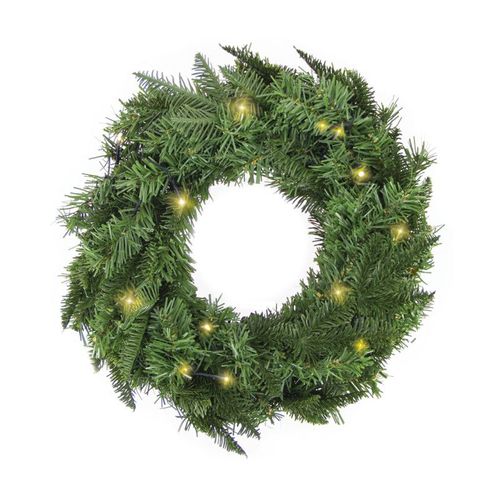 Xanlite - Couronne De Noël Hublot Led Ip44 Ø45cm Blanc Chaud - Xmascl45