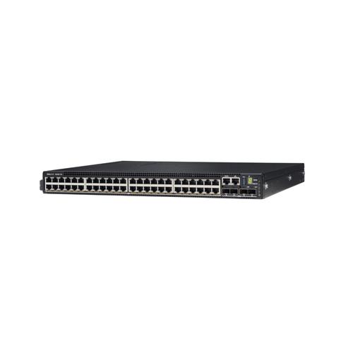 Dell PowerSwitch N3248P-ON - Commutateur - C3 - Géré - 48 x 10/100/1000 (PoE+) + 4 x 10 Gigabit SFP+ + 2 x 100 Gigabit QSFP28 - flux d'air de l'avant vers l'arrière - Montable sur rack - PoE+ -...