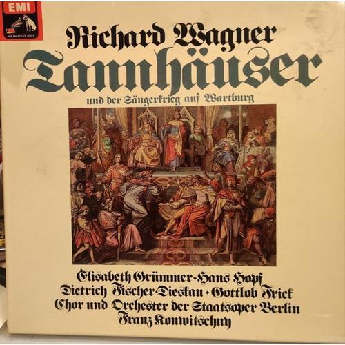 Coffret 4 Vinyls Richard Wagner Tannjhauser Rosnwitichnn