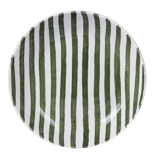 Assiette Creuse Santiago Vert 22 Cm (Lot De 6)