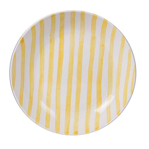 Assiette Creuse Santiago Jaune 22 Cm (Lot De 6)