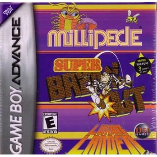 Millipede/Super Breakout/Lunar Lander ()