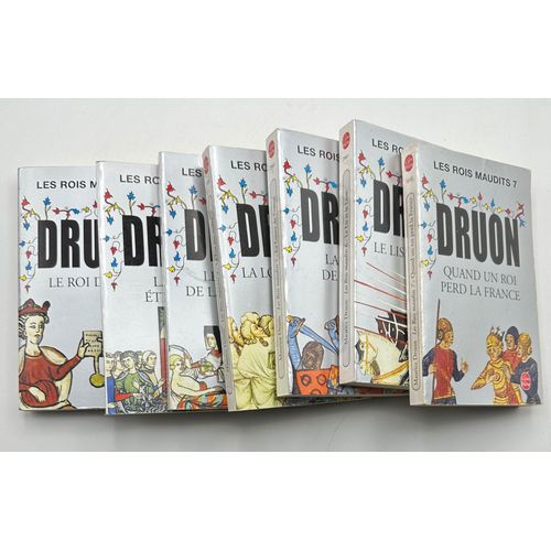 Les Rois Maudits Saga Complète En 7 Volumes De Poche Maurice Druon