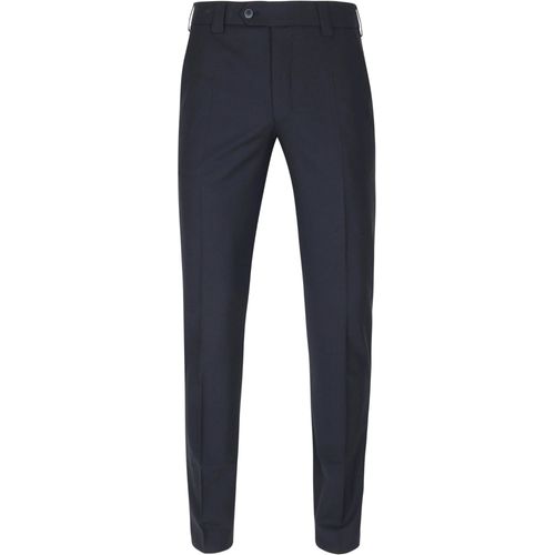Meyer Pantalon Roma Mélangé Laine Marine Bleu Foncé Bleu Taille 24