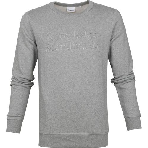 Knowledgecotton Apparel Pull Elm Gris Taille L
