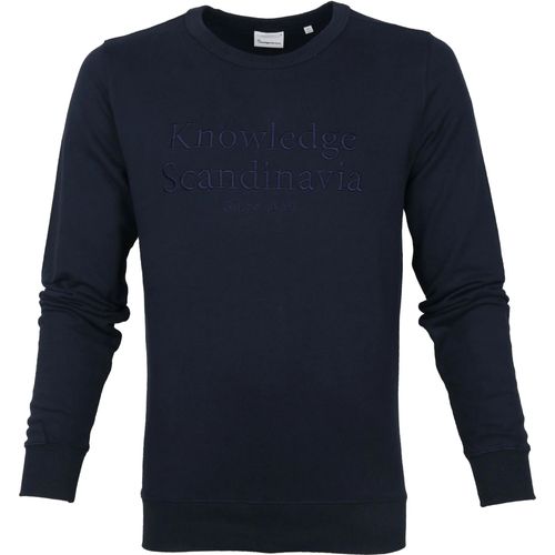 Knowledgecotton Apparel Pull Elm Marine Bleu Foncé Bleu Taille S