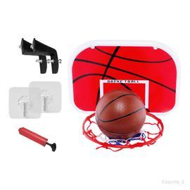 COSTWAY Mini Panier de Basket avec Filet 46CM Anneau de Basketball Mural en  Acier Intérieur/Extérieur pour Enfants/ Adultes