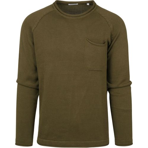 Knowledgecotton Apparel Sweater Olive Vert Vert Foncé Taille Xl