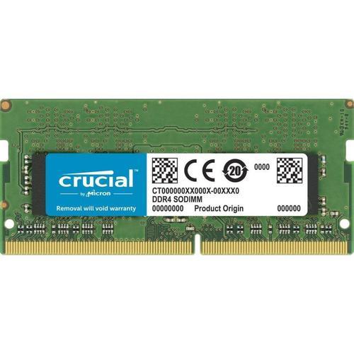 Mémoire SO-DIMM DDR4 3200MHz Crucial, 8Gb (CT8G4SFS832A)