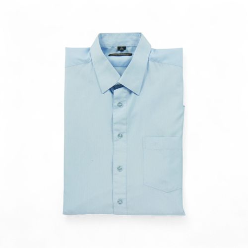 Reconditionné - Chemise Classique Homme Uni - Taille Xl - Homme - Bleu Clair