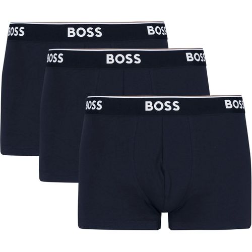Boss Boxers Courtes Lot De 3 Power Foncé 480 Bleu Bleu Foncé Taille Xl