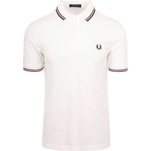 Polo Fred Perry M3600 Off White T60 Blanc Taille L